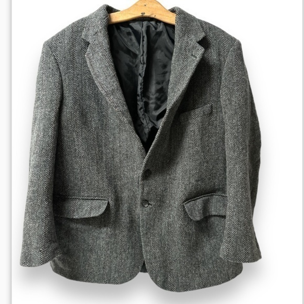 Vintage Men’s wool Ross and Cromarty jacket no‎ size tag see measurements (1373)
